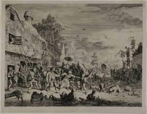 Köy Festivali by Cornelis Dusart
