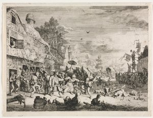 Köy Fuarı by Cornelis Dusart