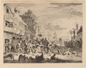 Köy Festivali by Cornelis Dusart