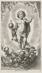Küre ile İsa çocuk by Cornelis Galle (I)