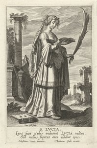 H.Lucia Şanlı Bakireler (dizi adı) by Cornelis Galle (I)