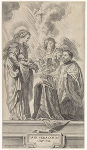 Bilinmeyen bir aziz (Loyolalı Ignatius?) Meryem