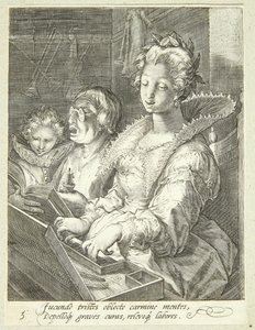 Müzik by Cornelis Jacobsz Drebbel