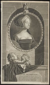 Anne Boleyn, 1697 by Cornelis Martinus Vermeulen