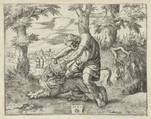 Samson aslanı öldürür Samson Tarihi (dizi başlığı)