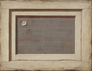 Trompe loeil. Çerçeveli Bir Resmin Tersi, 1668-1672