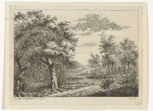 Rakamlar ve sığır ile manzara Sığırlarla manzaralar (dizi başlığı) by Cornelis Ouboter van der Griendt