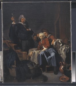 Hasta Bir Köylü Kadın by Cornelis Pietersz Bega