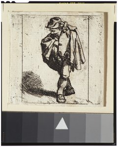 Tek Eliyle Çiftliğine Sokan Adam by Cornelis Pietersz Bega