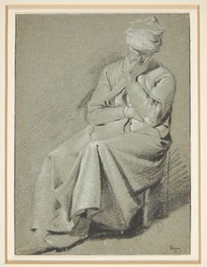 oturan kadın by Cornelis Pietersz Bega