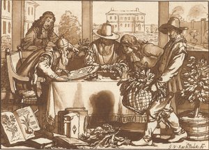 botanikçi by Cornelis Ploos van Amstel (signed by artist)
