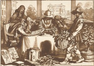botanikçi by Cornelis Ploos van Amstel (signed by artist)