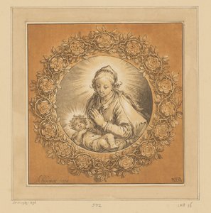 İsa Çocuk ile Meryem by Cornelis Ploos van Amstel (signed by artist)