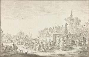 balık Pazarı by Cornelis Ploos van Amstel (signed by artist)