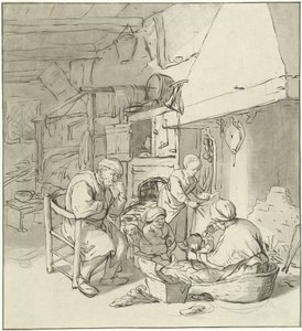 Çiftçi aile baca by Cornelis Ploos van Amstel