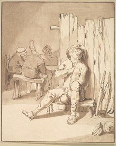 Bir Handaki Sarhoş Çiftçi, 1775. by Cornelis Ploos van Amstel