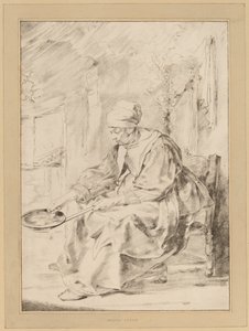 gözleme kadın by Cornelis Ploos van Amstel