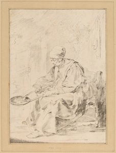 gözleme kadın by Cornelis Ploos van Amstel