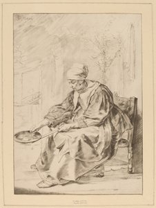 gözleme kadın by Cornelis Ploos van Amstel