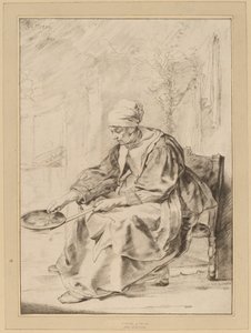 gözleme kadın by Cornelis Ploos van Amstel