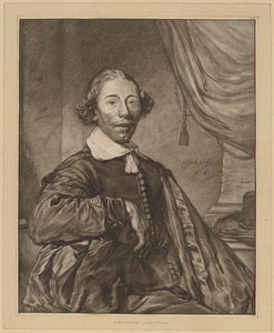Oturan Bir Adamın Portresi by Cornelis Ploos van Amstel