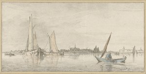Nehir manzarası by Cornelis Ploos van Amstel