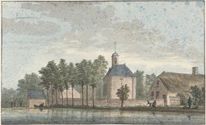 Hoogmade köyü by Cornelis Pronk (possibly)