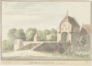 Asperen'deki Heukelom kapısı by Cornelis Pronk