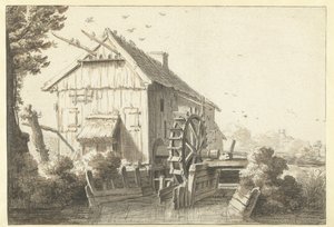 su değirmeni by Cornelis Saftleven (attributed to)