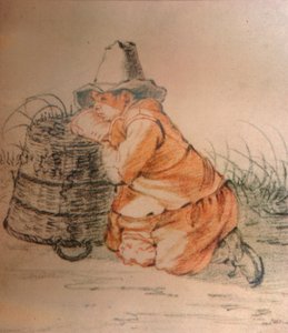 Sepette Dinlenen Bir Çocuk, 17. Yüzyıl, 1929
