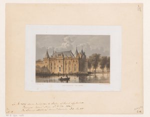 Gouda Kalesi Goude Kalesi (nesne üzerindeki başlık) by Cornelis Springer