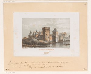 Medemblik Kalesi Medemblik Kalesi (nesne üzerindeki başlık) by Cornelis Springer