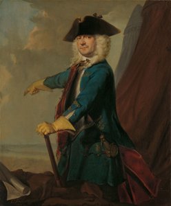 Gerrit Sichterman (1688-1730). Süvari Genel Komutanı, Oranje-Groningen Piyade Alayı Albay, Mezar Komutanı by Cornelis Troost