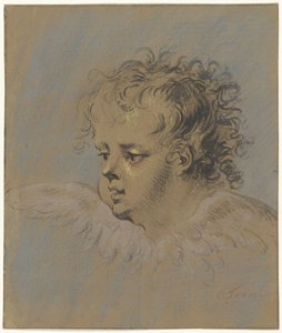 kanatlı melek kafası by Cornelis Troost