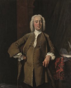 Geleneksel olarak Philips Zweerts (1704-1774) olarak tanımlanan bir beyefendinin portresi by Cornelis Troost