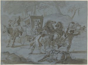 Bir vagonun soygunu by Cornelis Troost