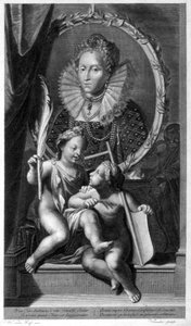 Elizabeth I, İngiltere ve İrlanda Kraliçesi.