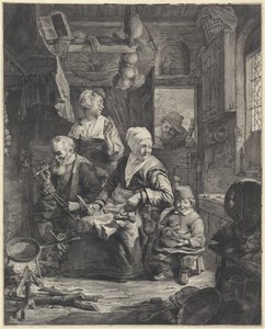 gözleme yapımcısı by Cornelis Visscher (II)