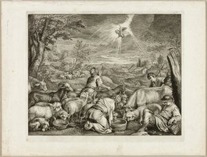 Melek Hızlandıran Abraham by Cornelis Visscher