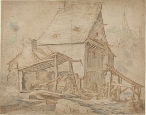 Eski Bir Su Değirmeni by Cornelis Willaerts