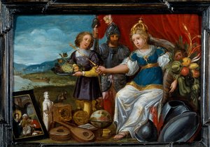 Dünyanın dört parçası: Avrupa. Cornelis De Baellieur (1607-1671), Flaman Okulu