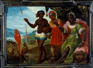 Dünyanın dört parçası: Afrika. Cornelis De Baellieur (1607-1671), Flaman Okulu