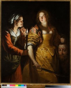 Judith, Holofernes Başkanı ile, 17. yüzyılın başları (tuval üzerine yağlıboya)