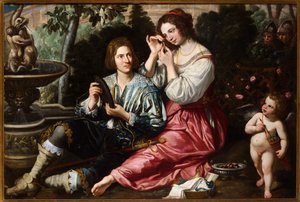 Rinaldo ve Armida by Cornelis de Wael
