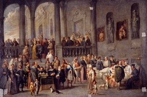 To visit the sick, from the Seven Works of Mercy, after 1625