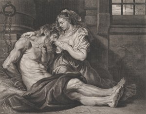 Cimon ve Pero, yak. 1650-80. by Cornelis van Caukercken