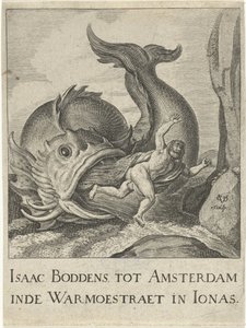 Jonas balina tarafından tükürdü by Cornelis van Dalen (I)
