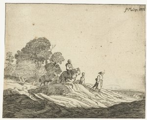 Atlarla manzara Dört manzara (dizi başlığı) by Cornelis van Kittensteyn (attributed to)