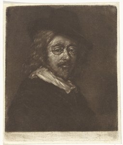 Şapkalı Frans Hals portresi by Cornelis van Noorde