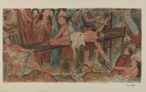 Haç Durakları No. 11. İsa Çarmıha Çivilendi, 1941.
